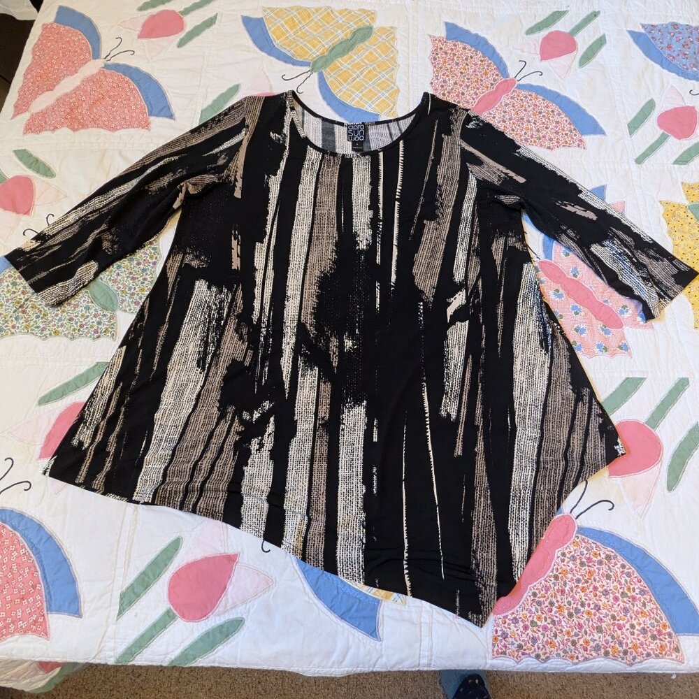 Clara Sun Woo Asymmetrical Print Tunic